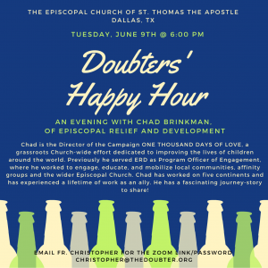 Doubters Happy Hour featuring Chad Brinkman