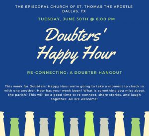 Re-connect during this week's Doubter Hangout