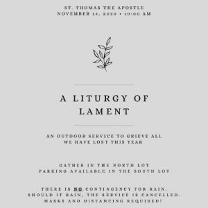 A Liturgy for Lament